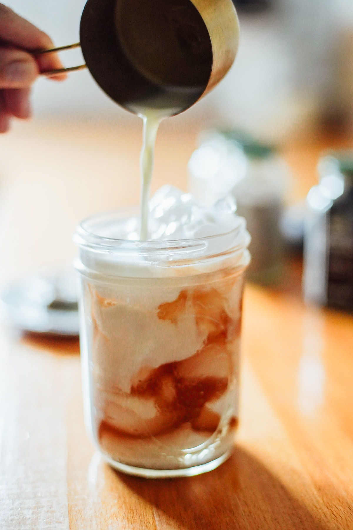 Iced Chai Latte with Homemade Chai Concentrate - Baran Bakery